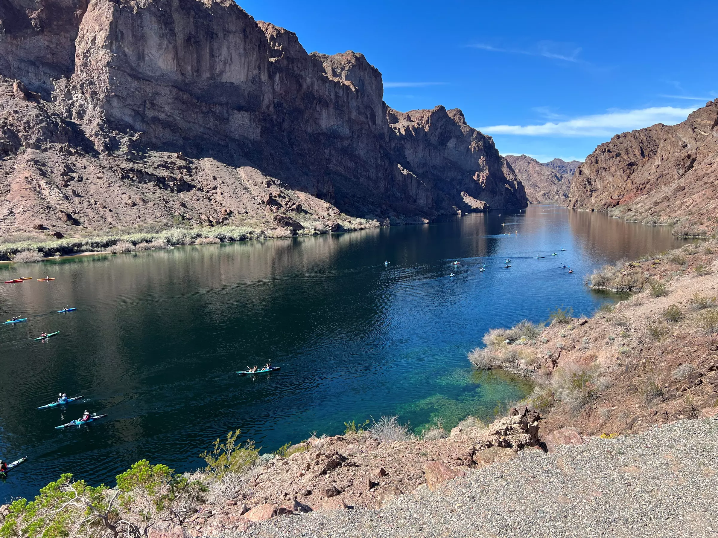 Las Vegas & Arizona: Colorado River Kayak Tour to Emerald Cave & More