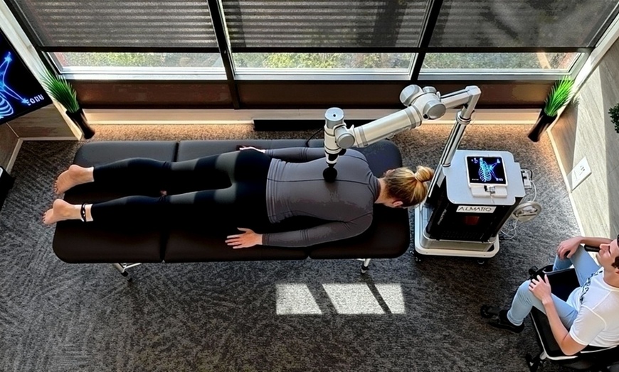 Image 1: Relax with 30, 45 or 60-Minute Classic AI Enhanced Massage at ALMATIQ