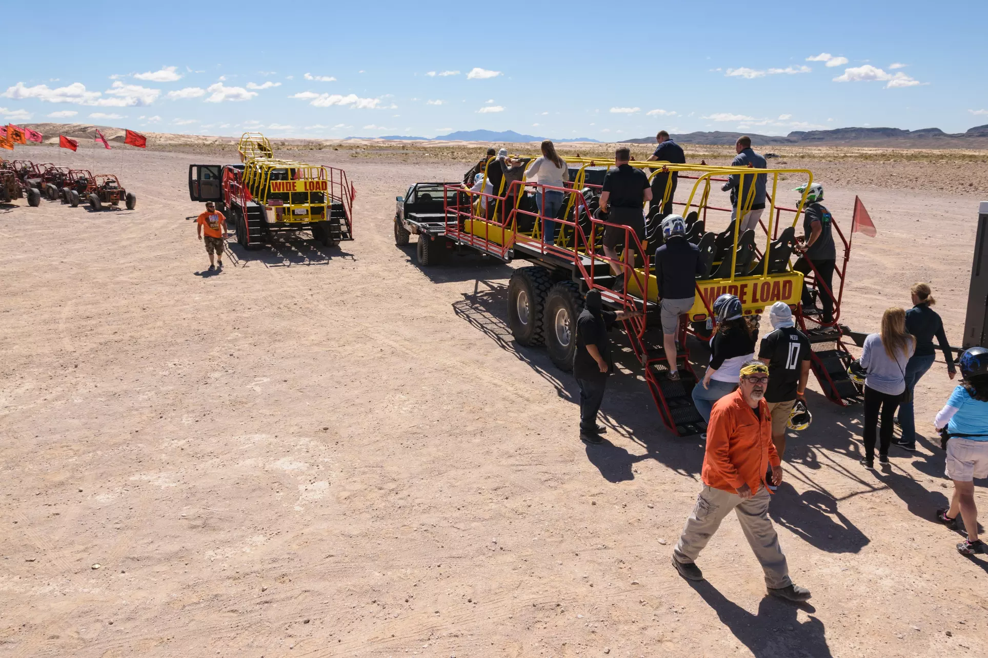 Premium 60-Min Las Vegas Sand Dunes Adventure in a Thrilling Tram Buggy, Free Hot Shot Photos, Shuttle Service & More!