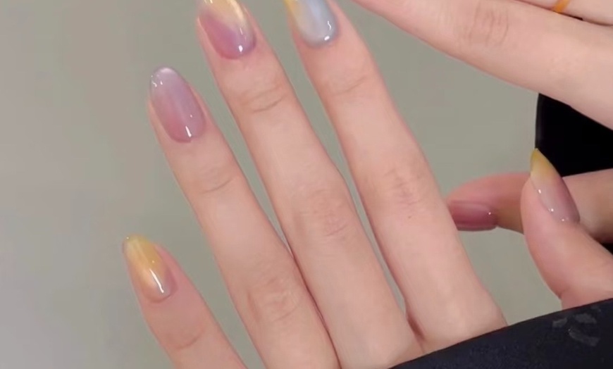 Image 3:  Choose from Manicure or Eye Color/ Gel Shellac Change