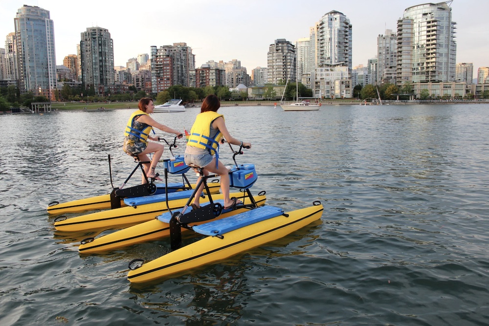 Enjoy 90-Minute Sunset Ride on Waterbike at BC Water Bikes
