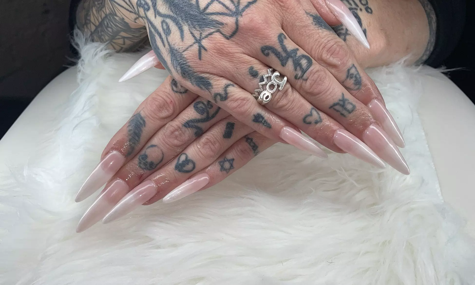 Gel X Full Set French Manicure, Deluxe, Signature Pedicure