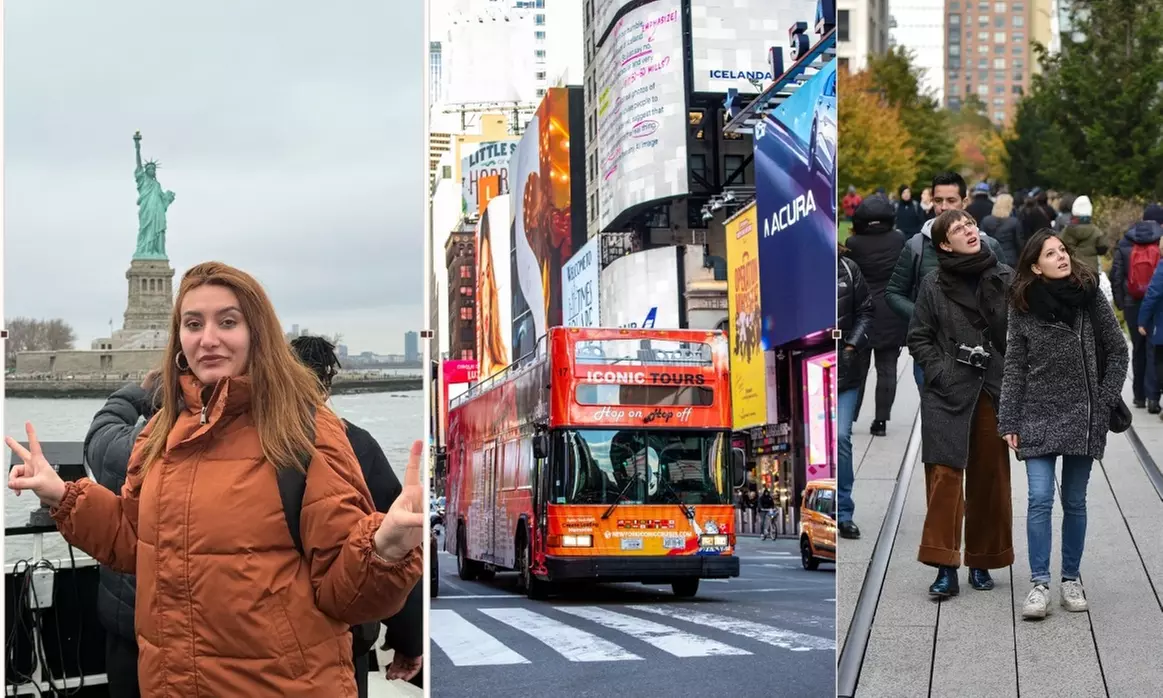 3 Tours-1 Pass: Guided NYC Bus Tour, Statue of Liberty Cruise, & Walking Tour Up to Eight People (Up to 70% Off) - Primary Image