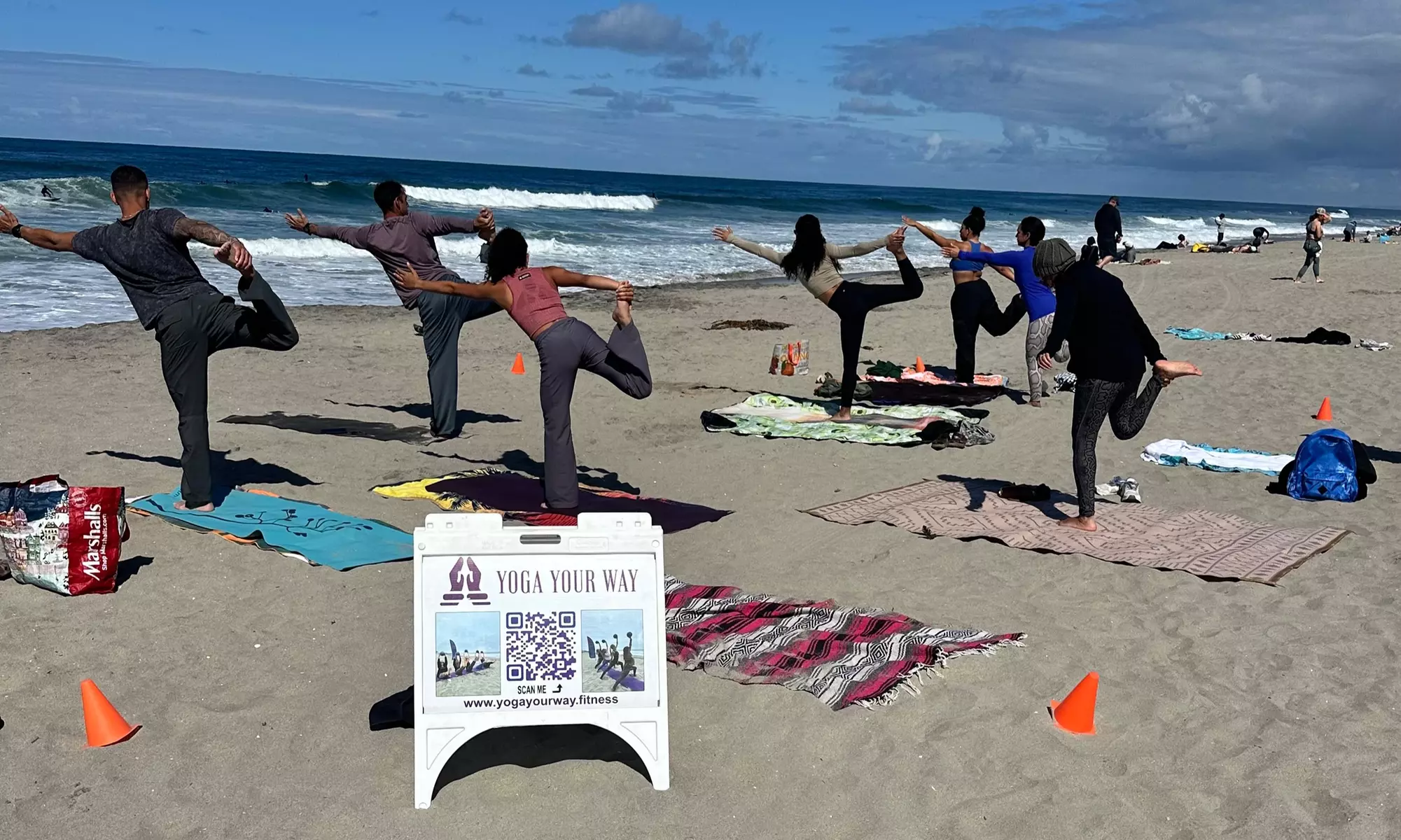 Relax with a Beach Yoga, Sunset Barre & Yin Yoga Class at Sunset by Yoga Your Way (Up to 37% Off) - Primary Image
