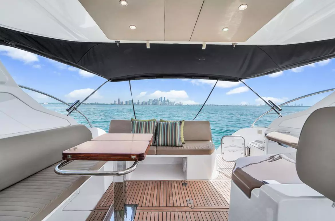 3 or 4 Hr Lux 47' Azimut Yacht: Sandbar, Swim, & More Ft. Lauderdale