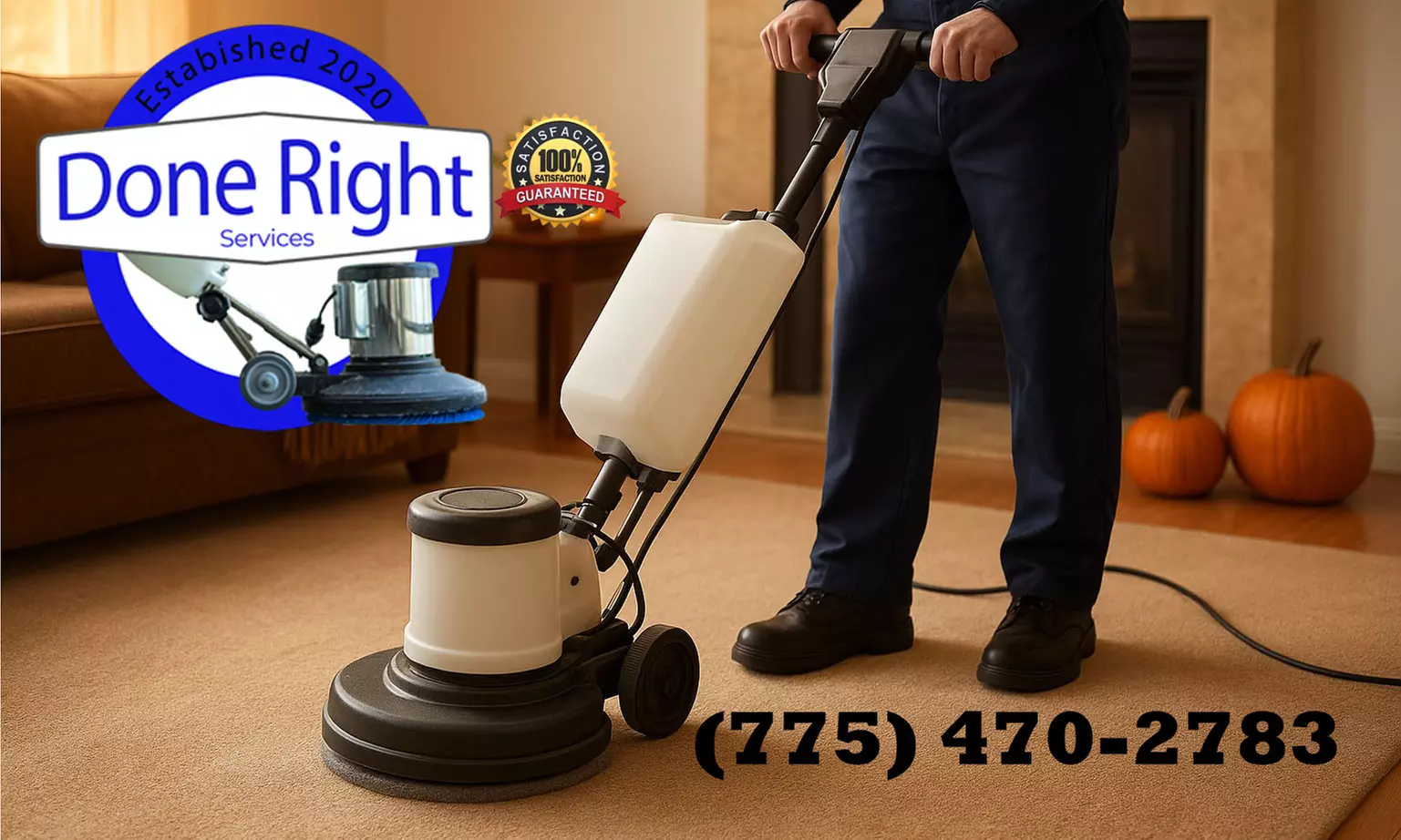 Up to 75% Off on Carpet Cleaning at Done Right Services - Primary Image