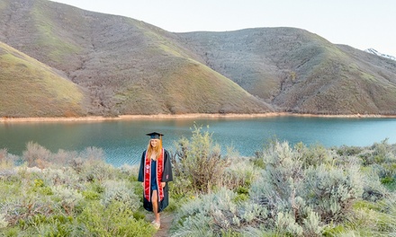 One 30-Minute Outdoor High School Photo Shoot with One Digital Image and One Outfit Change - April's Photography