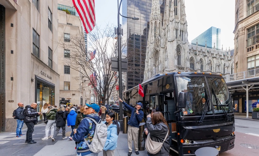 Image 6: NYC After Dark: 3-Hour/Half-Day Luxury Bus Tour for One, Two, or Three