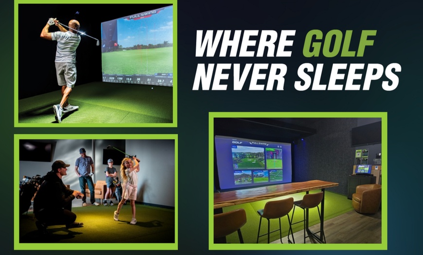 Image 2: 50 Indoor Golf Rounds for Practice or Play, up to 4 people
