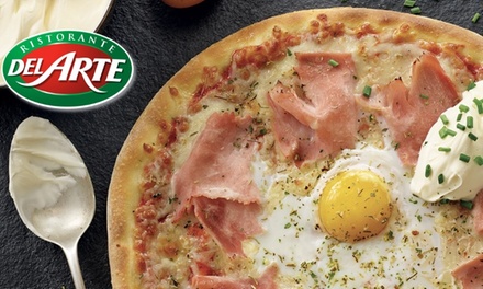 Pizza ou pâtes au choix + dessert au choix pour 2 personnes - Del Arte Carre De Soie