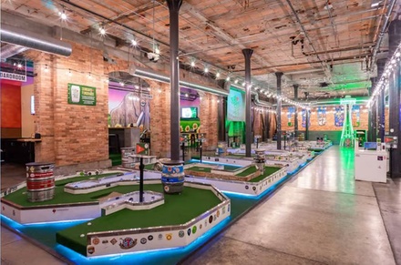 One round of Mini Golf, Duffleboard and Drink for Two - Flatstick Pub - Pioneer Square