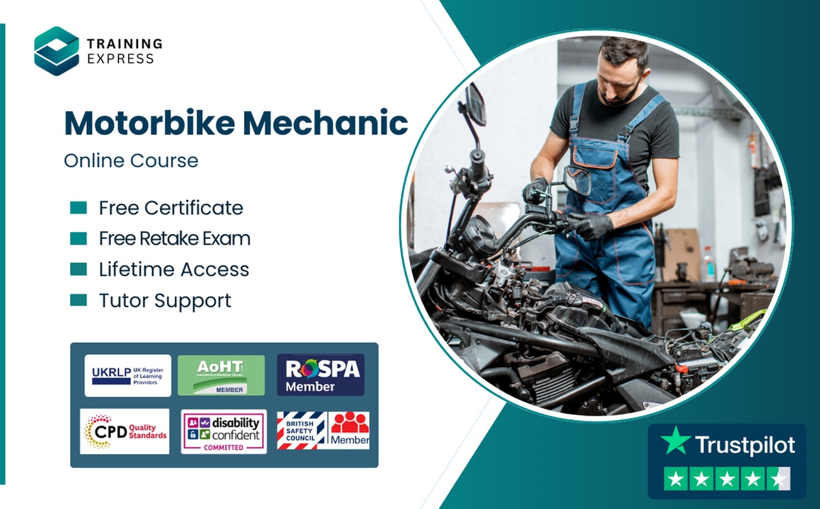 Motorbike Mechanic Course or Lifetime Membership to 2500+ Courses