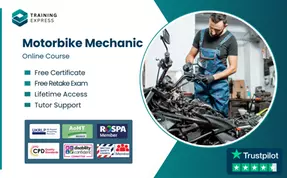 Join Training Express' Motorbike Mechanic Course or Lifetime Membership to 2500+ Courses (Up to 40% Off)