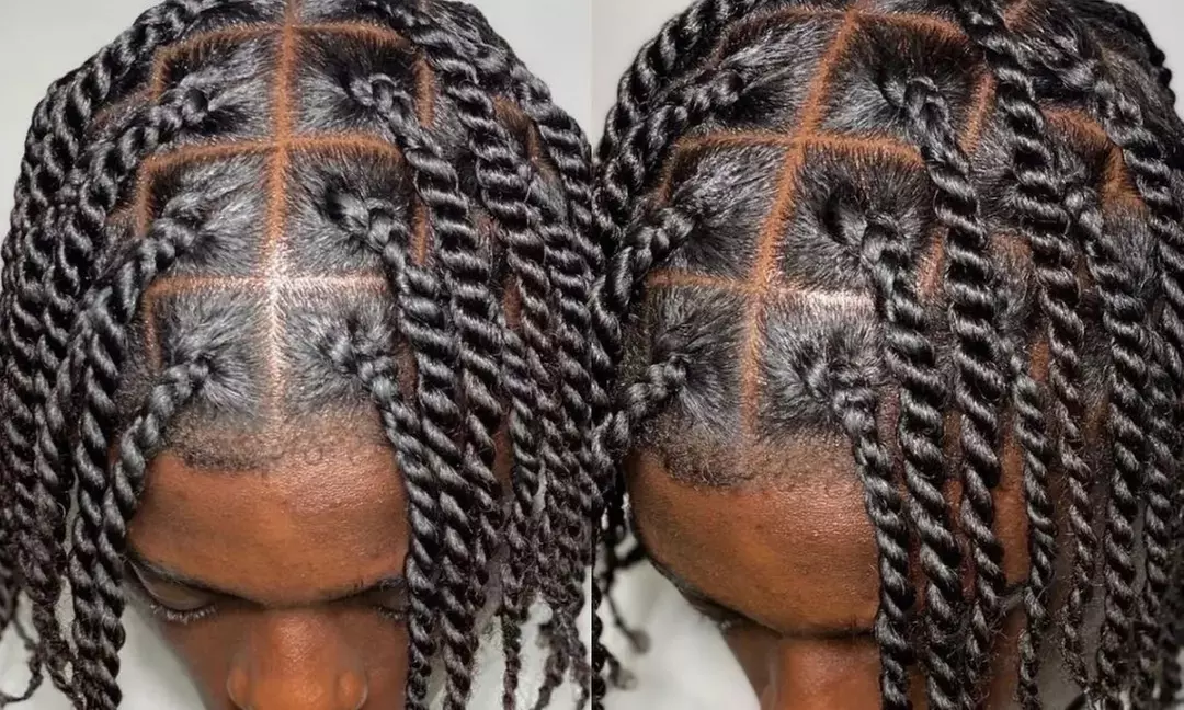 Shampoo, Retwist, Style, 2 Stand Twist or Comb Coils Starter Locs