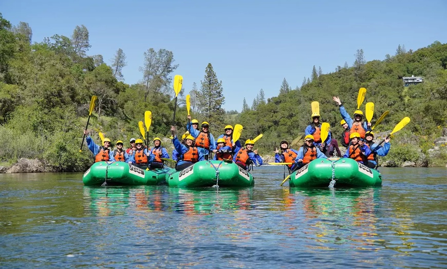 Image 2: Lower Gorge Rafting Trips with Scenic River Views in California