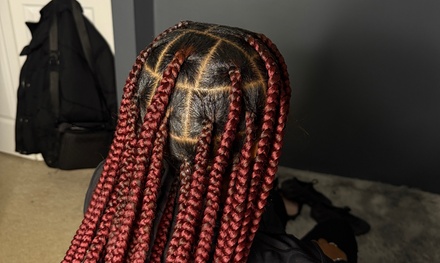 One jumbo Knotless Braids Session with Boho Styling - Madi M. Beauty Loft