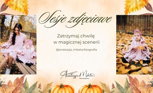 Plenerowa sesja zdjęciowa w jesiennej oprawie Plenerowa sesja zdjęciowa w jesiennej oprawie