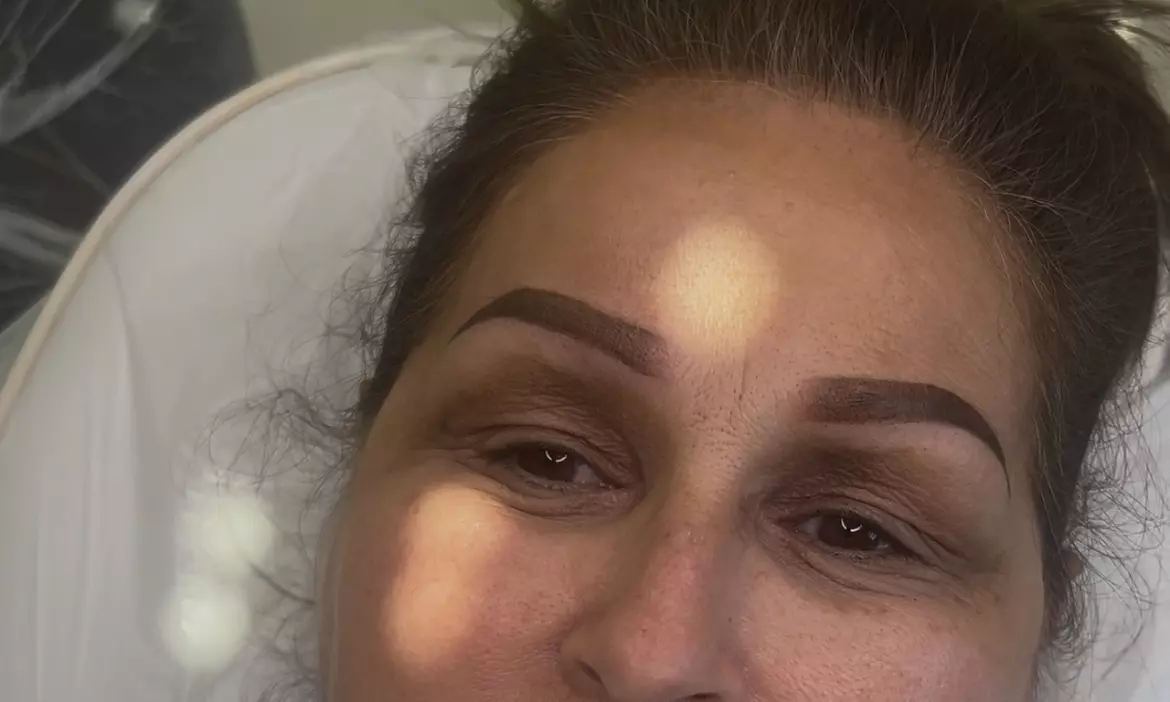 Ombre Powder Brow Enhancement with Four–Eight Week Touch-Up for up to 60% Off at Blessed Ink - Second Medium