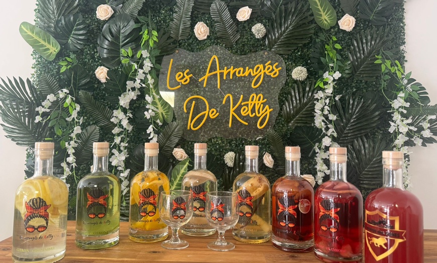 Image 1: Dégustation découverte 8 rhums arrangés avec Les arrangés de Ketty