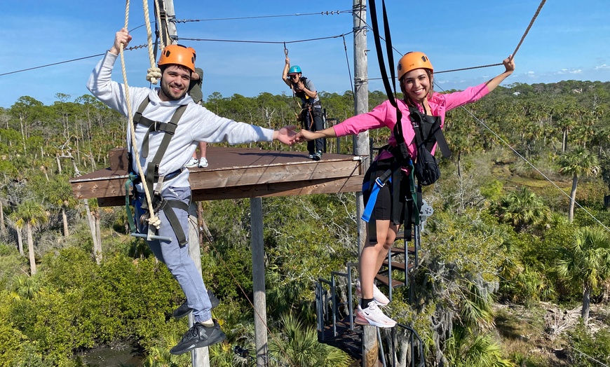 Image 2: Zipline Adventure and Leap of Faith Experience at Empower Adventures 