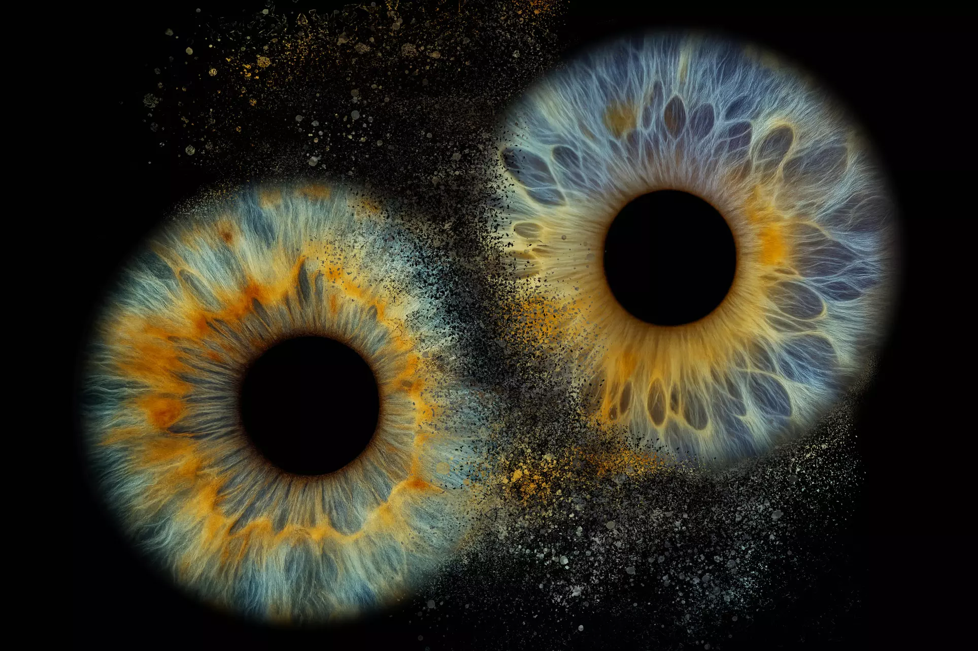 Iris Nahaufnahme: Ihr Auge im Mittelpunkt !