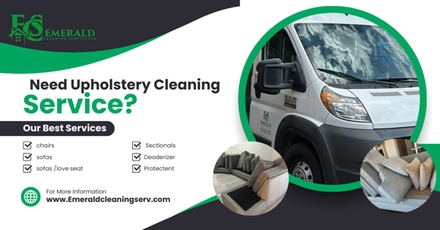Upholstery Cleaning for Sofa and Love Seat - Emerald Cleaning Services L.L.C