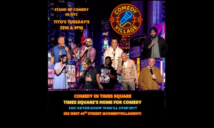 One Ticket - General Admission on Jul 07 at 9:00 PM - Comedy Village