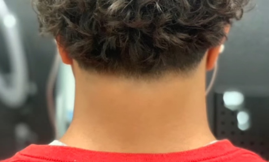 Image 9: Men's Haircut & Style or Color with Hot Towel, Face Mask & Massage