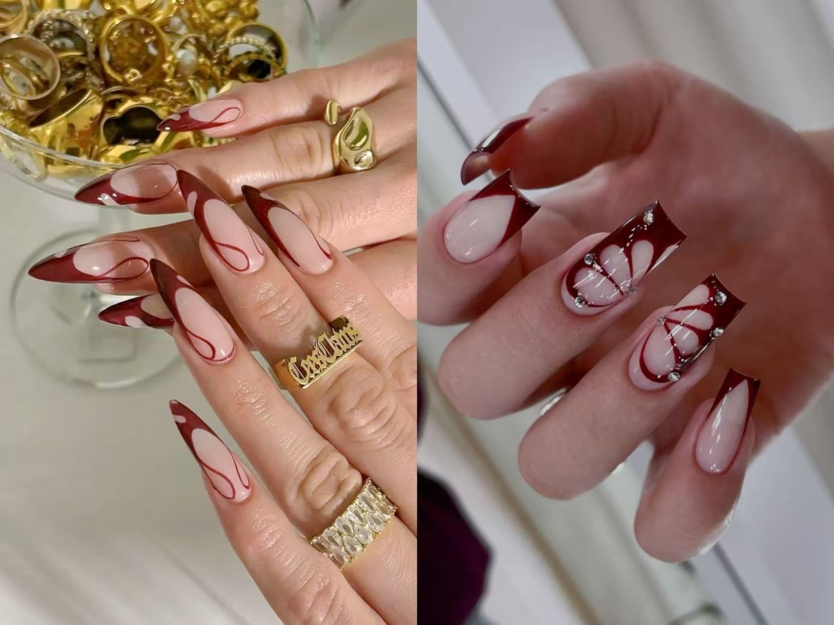 Maniküre, Naturnagelverstärkung, Nagelverlängerung oder Pediküre