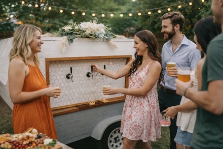 Mobile Tap Trailer Rental for Private Events (Weekday or Off-Peak) - Lushed Experiences