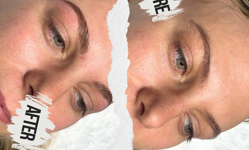 Image 2: Girls’ Night Party Package:Lashes & Brows w/ Optional Champagne+Snacks