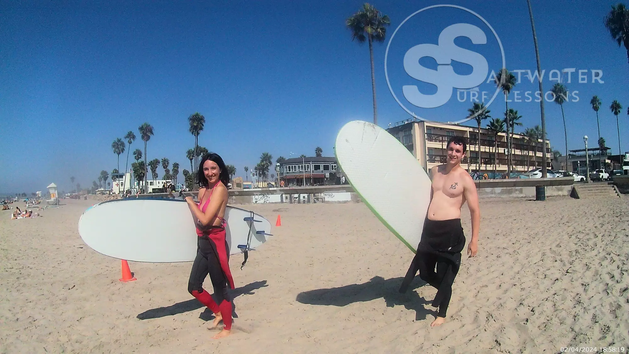 Up to 50% Off on Surfing Lessons at Saltwater Surf Lessons - Second Medium