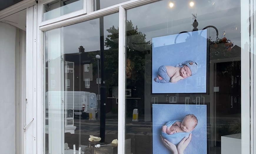 Image 8: Newborn or Bump-to-Baby Photoshoot with Prints and a Voucher