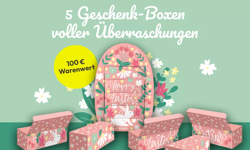 Urban-Feinkost & Wellness zu Ostern mit dem niceria XXL-Osterei
