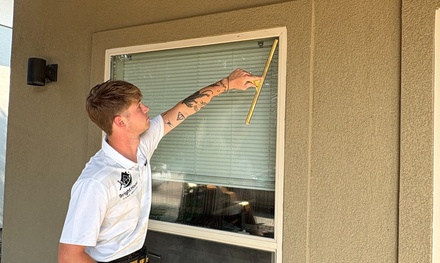 Exterior window cleaning for up to 10 windows. - Brighthouse home services