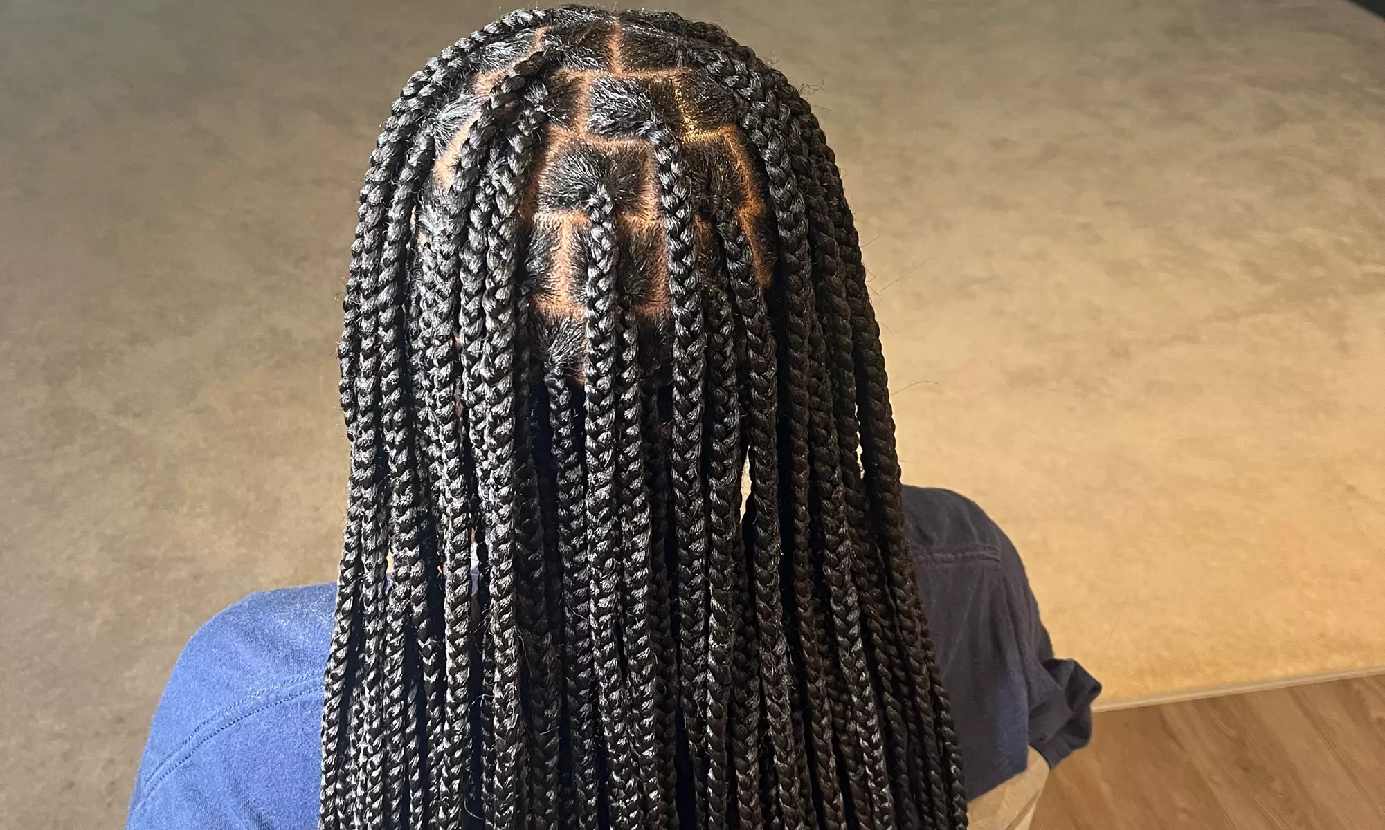 Achieve Elegance With Small, Medium or Large Knotless Braids at TeeTee Braids - Up to 46% Off - Second Medium