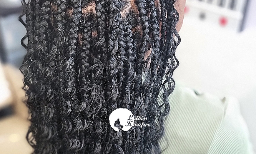 Image 14: Coiffure locks, tresses collées, tissage, perruque ou braid