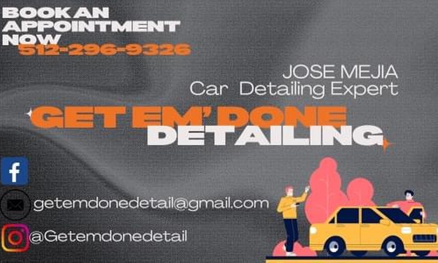 Image 1: Up to 58% Off on  at GetEmDone Mobile Detailing