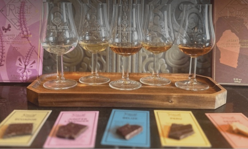 Image 1: Savor Ritual Chocolate & Clear Water Spirits in a Perfect Pairing