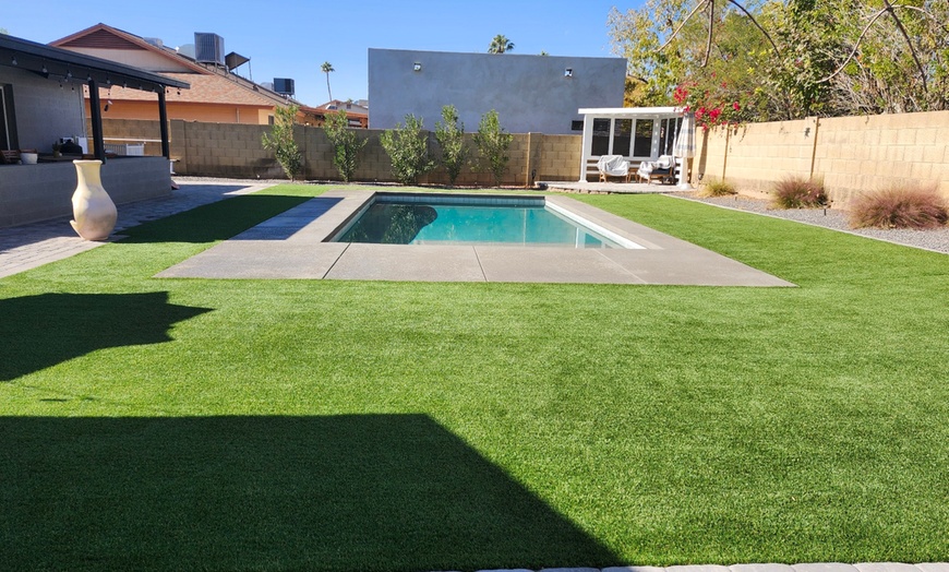 Image 2: Artificial Turf Cleaning, Washing & Deodorize at Fire Pressure Washing