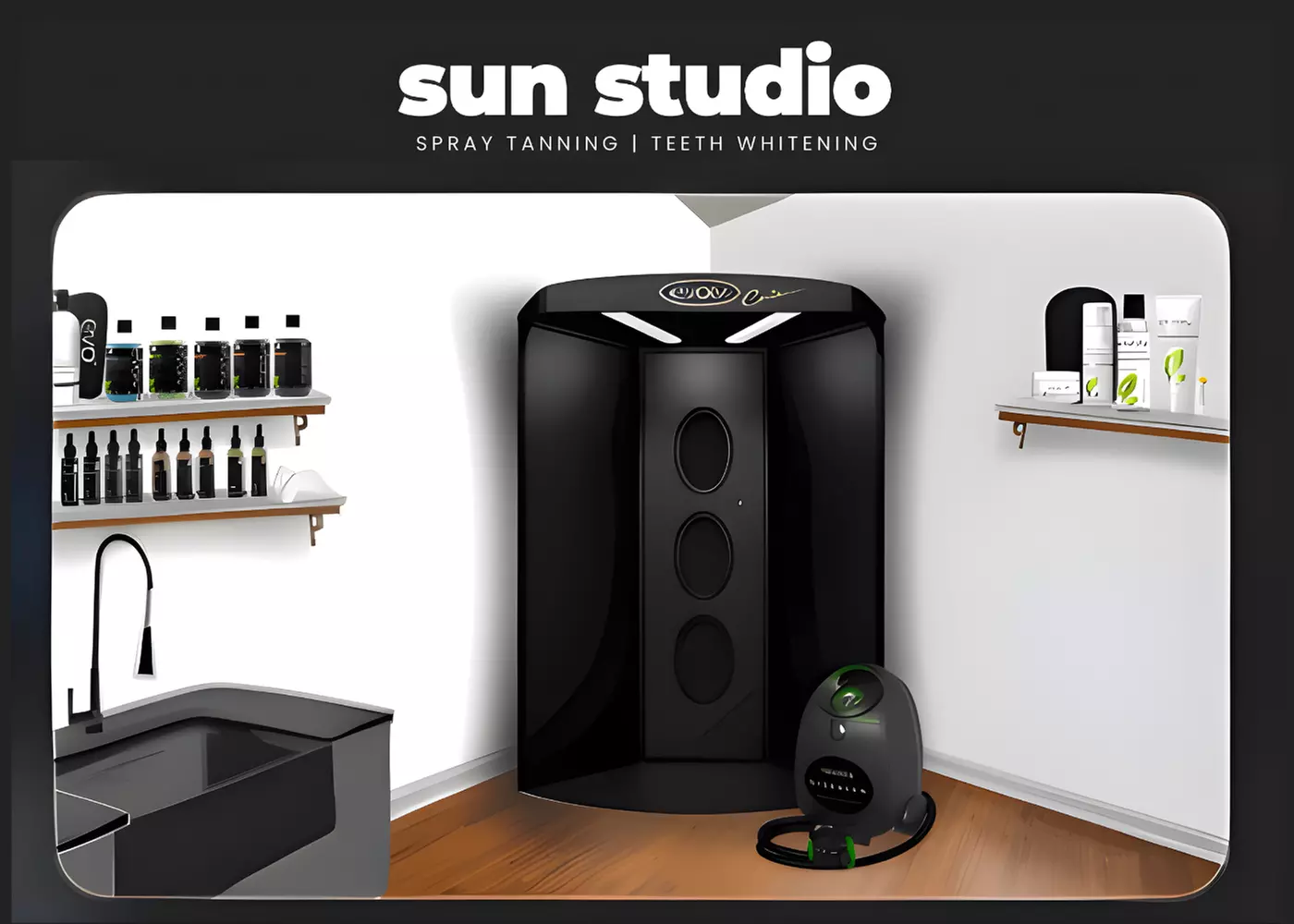 One, Three, or Five Heated Airbrush—Custom Spray Tans