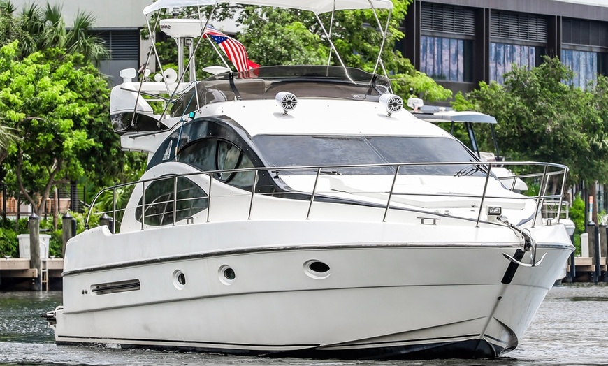 Image 4: Private Yacht Adventure with Jet Skis and Free Extra Hour