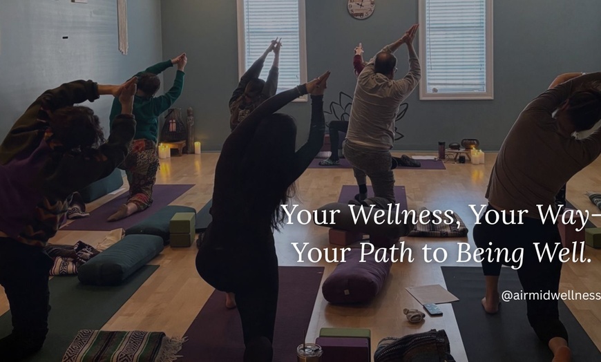 Image 3: Enjoy up to 50% off with Airmid Wellness Counseling and Yoga Center's Virtual Yoga, Mindfulness Classes