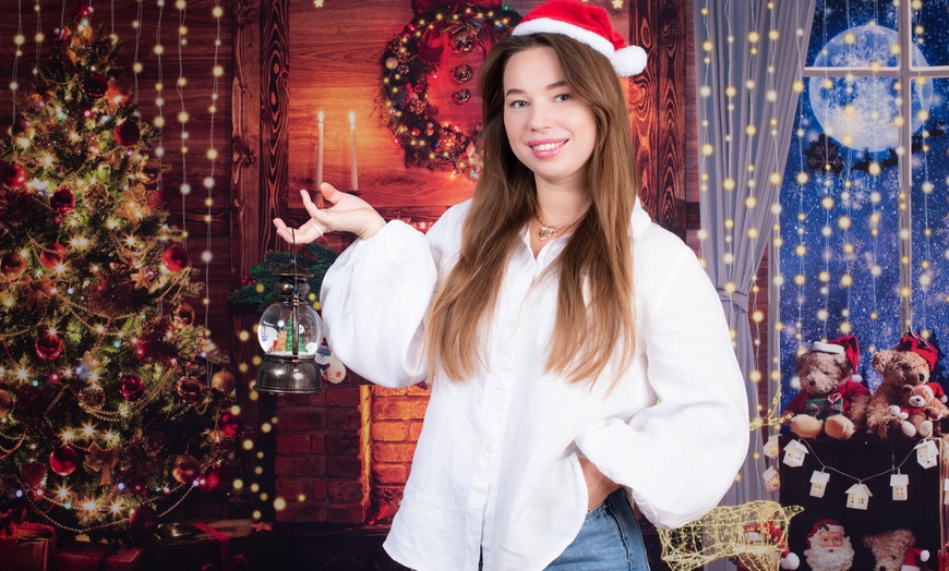 Image 5: Shooting Noël d'1h30 pour 1 à 4 personnes avec 1 photo HD 