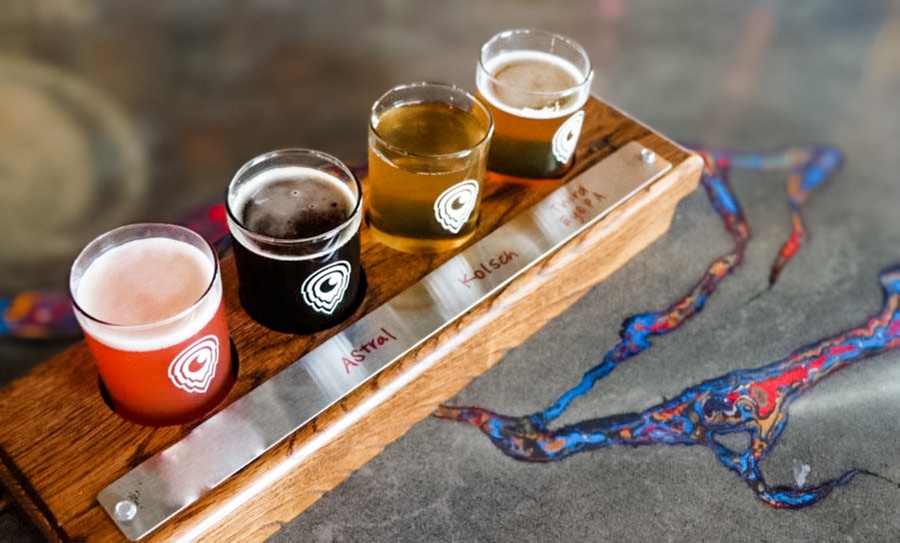 Explore Unique Beer Flights for One, Two, or Four at Third Eye Brewing