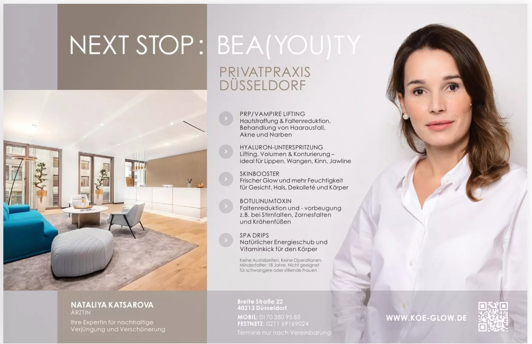 Bis zu 15% Rabatt auf den Injektionsbehandlung – Botox bei PRIVATPRAXIS Nataliya Katsarova