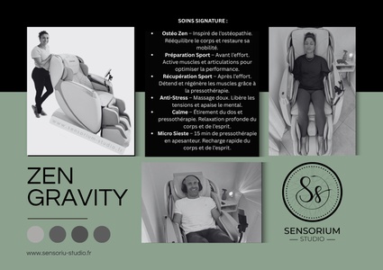 Massage plantaire de 20 minutes au Zen Foot. Pressothérapie, circulation, jambes lourdes - Sensorium Studio