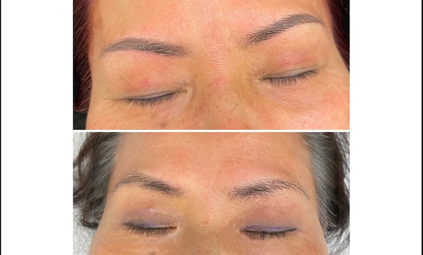 Image 8: Microshading Ombre Powder Brows and Threading