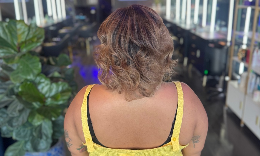 Image 2: Haircut, Condition & Blowdry w/ Optional Highlights/Balayage/Touch-up!