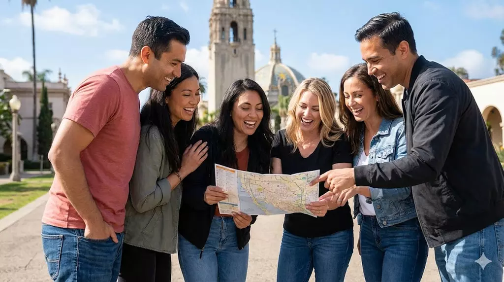 Self-guided San Diego scavenger hunt for 2, 4, or 6 people